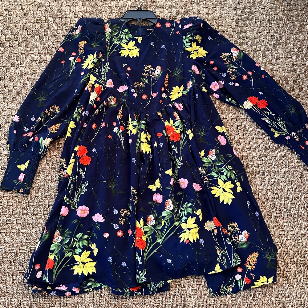 Pomander Place (Tuckernuck) Floral Crepe Dress